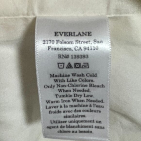 NEW Everlane The Oversized Linen Blazer Womens 16 Bone *Small Stain - Picture 12 of 13